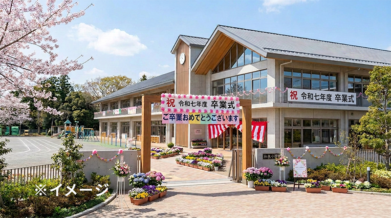 埼玉の小学校で卒業式をスチール撮影