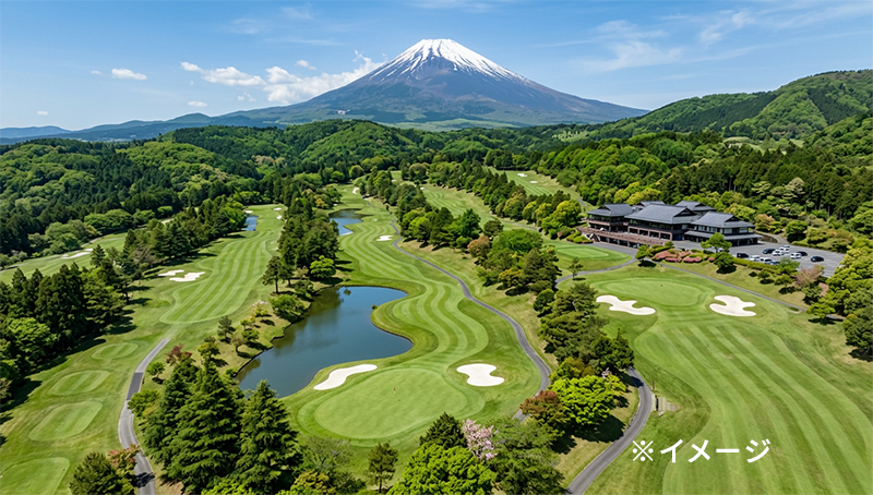 関東近郊のゴルフ場にてスポーツ選手の宣材撮影