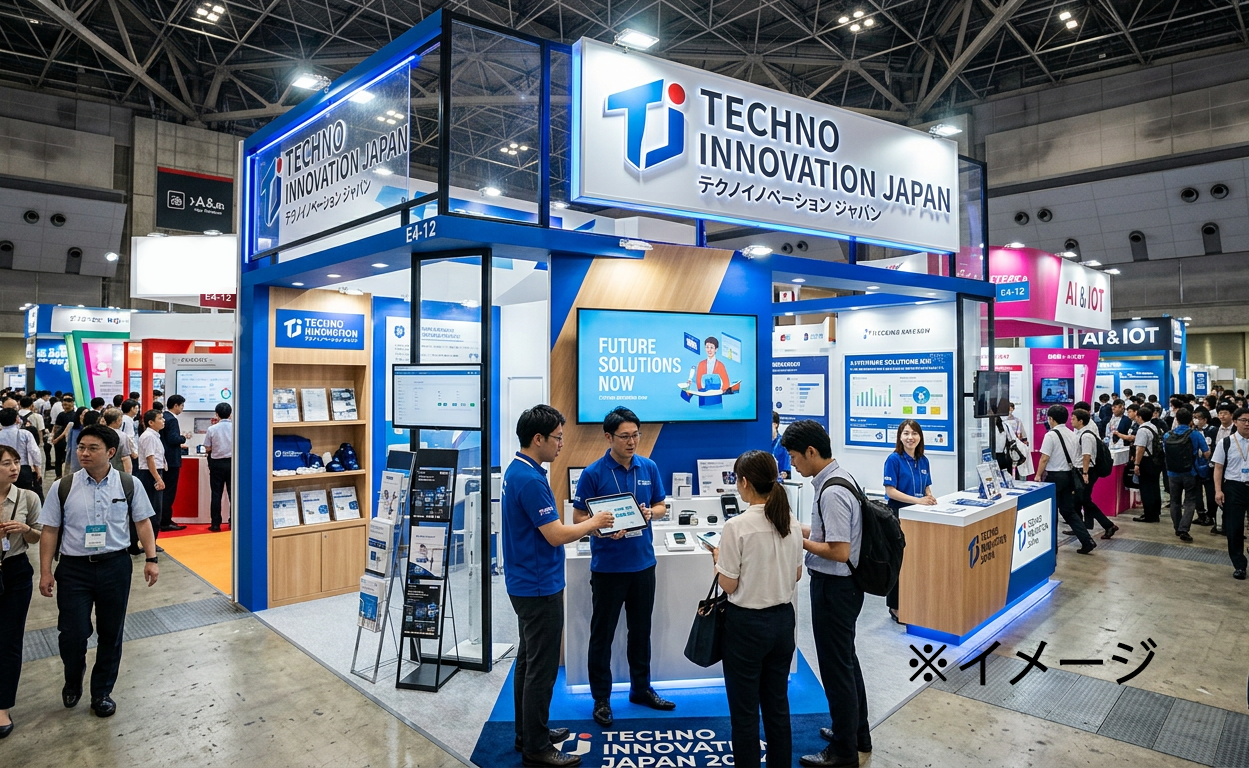 東京ビッグサイトでの展示会撮影