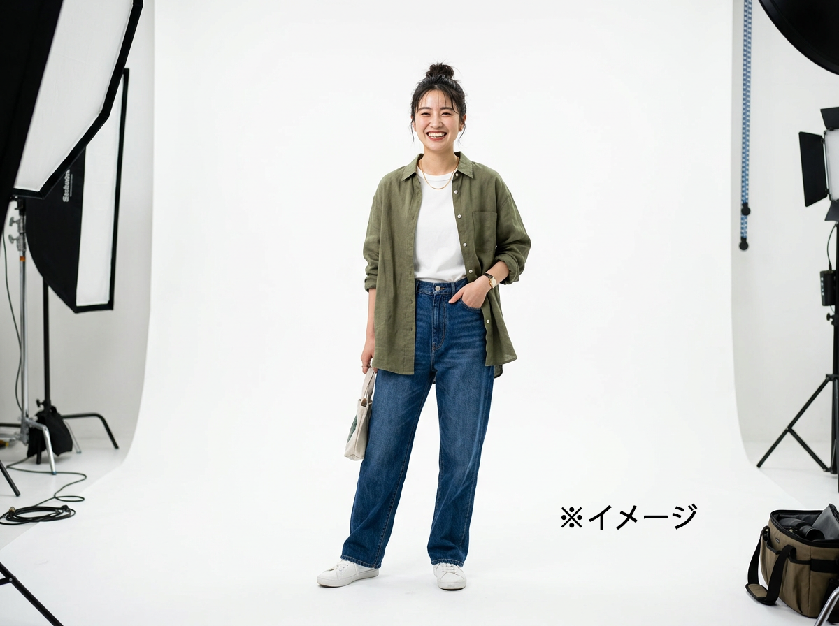 企業のEC・広告用写真をモデル起用で収録した事例