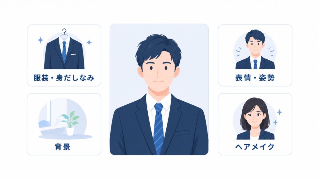 好印象を与えるビジネスプロフィール写真のポイント