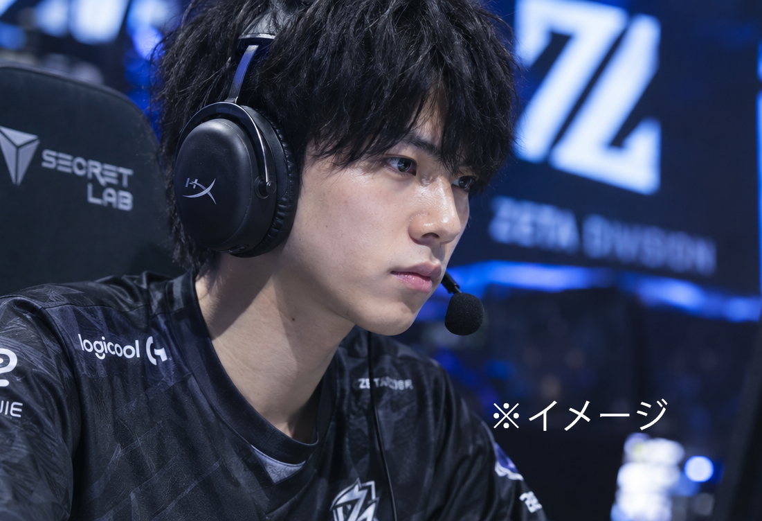 eスポーツチーム選手のプロフィール写真を撮影した事例