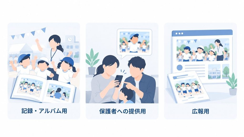 学校・園行事写真の用途と押さえるべきポイント