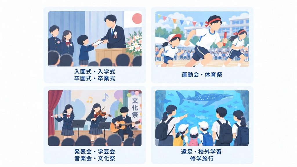 学校・園行事のシーン